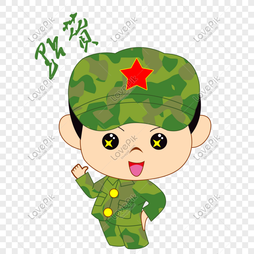 Dibujos Animados Dibujados A Mano Personas Militares Como Paquet PNG  Imágenes Gratis - Lovepik