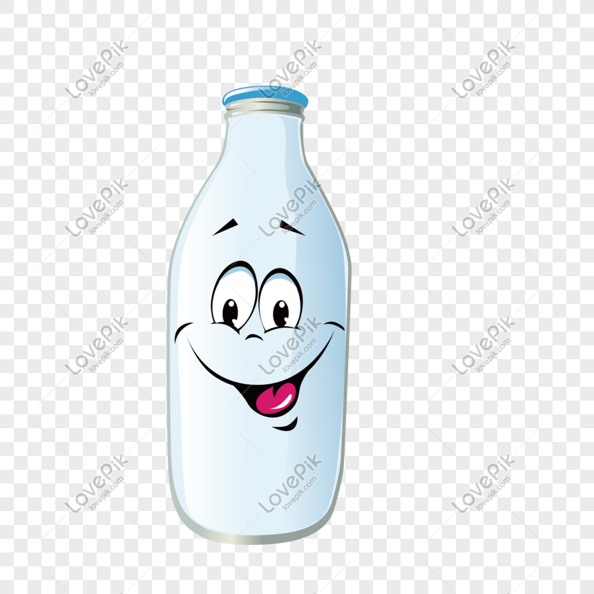 Cartoon Milk Bottle Vector Free Illustration PNG Hd Transparent Image And  Clipart Image For Free Download - Lovepik | 610857004