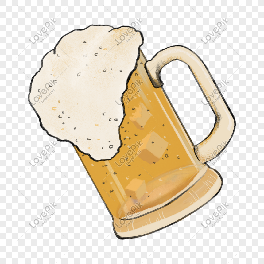 White Hops Beer Mug Design Illustration Free PNG And Clipart Image For Free  Download - Lovepik | 610856349