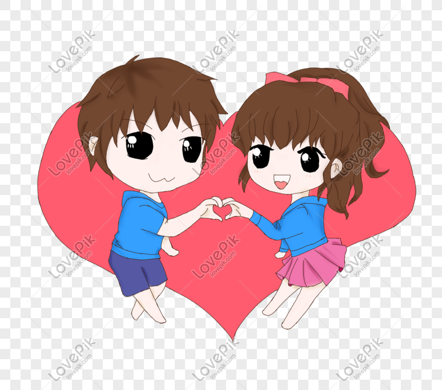 Chinese Valentines Day Hand Painted Couples Than Love Cartoons PNG Image  And Clipart Image For Free Download - Lovepik | 610869618