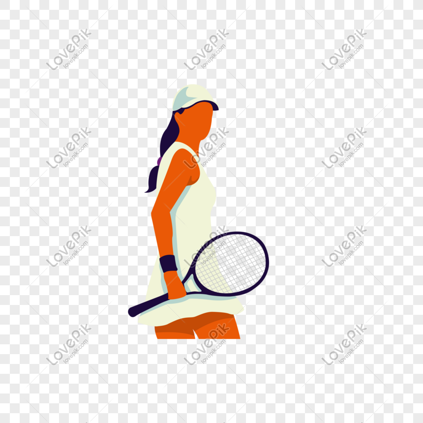 2018 Tennis Open Women Color Vector, Tennis Open, Men's Women, Tennis ...