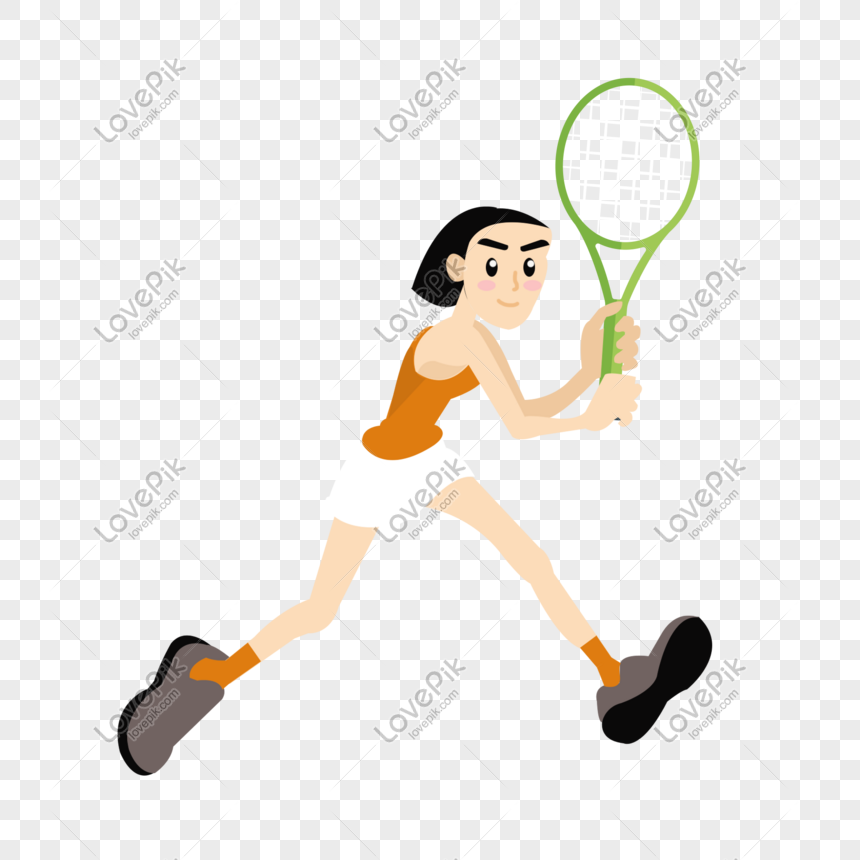 Cartoon Tennis Open Material Png Image Free Download And Clipart Image 