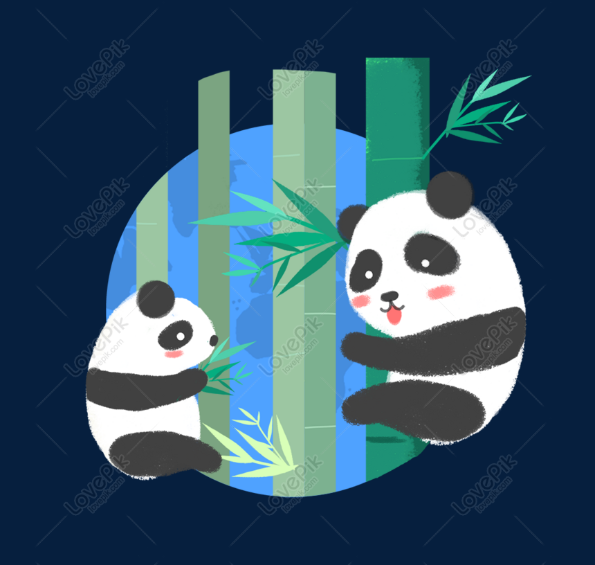 Panda Gigante Comendo Bambu PNG Imagens Gratuitas Para Download - Lovepik