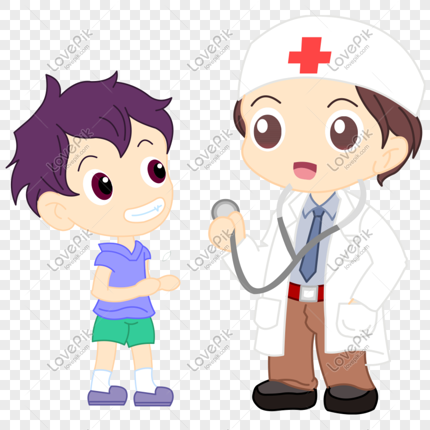 Doctor Educates Young Children To Talk About Hygiene Cartoon Ima PNG  Transparent And Clipart Image For Free Download - Lovepik | 610882756
