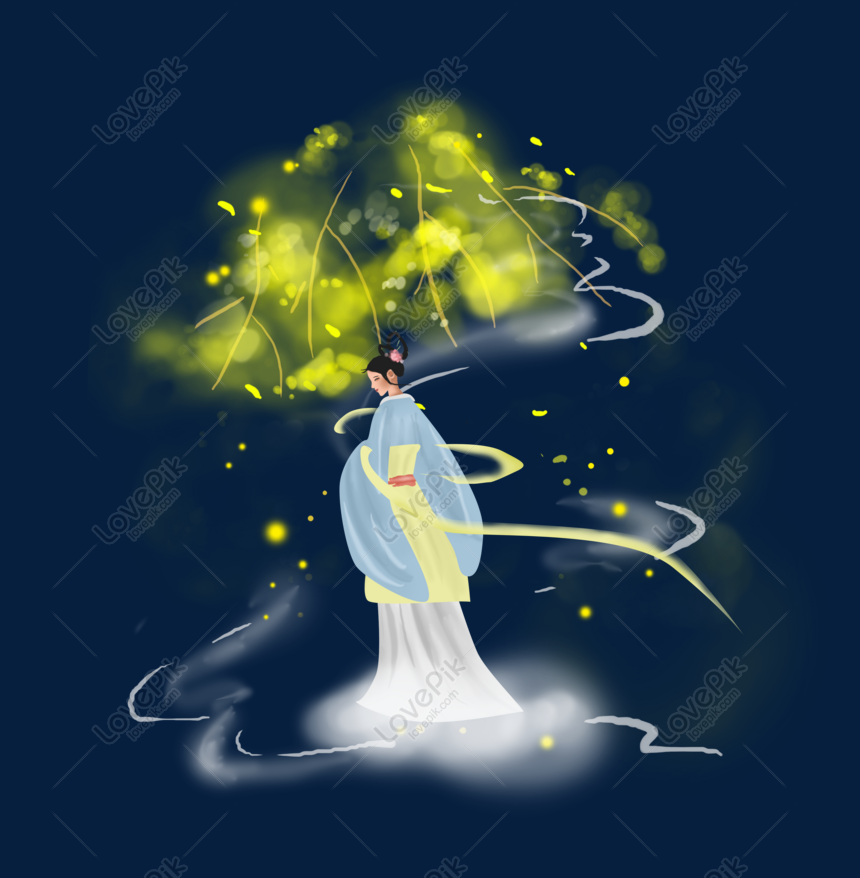 Mid-autumn Festival, Osmanthus Tree PNG White Transparent And Clipart ...