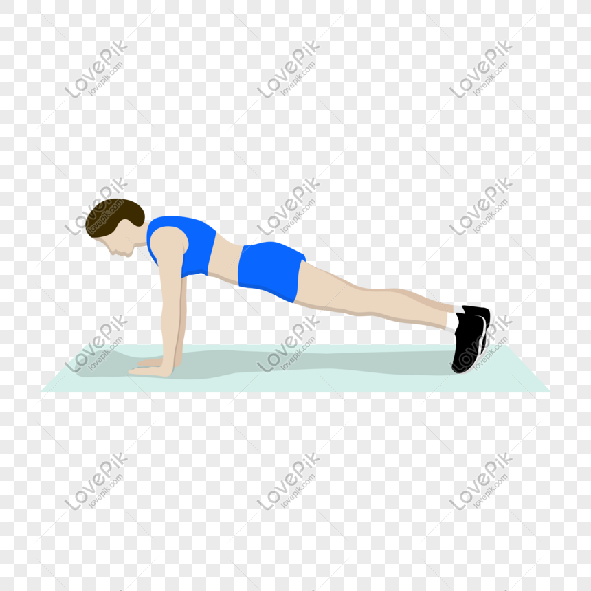 Sports Man Doing Push Up PNG Images & PSDs for Download