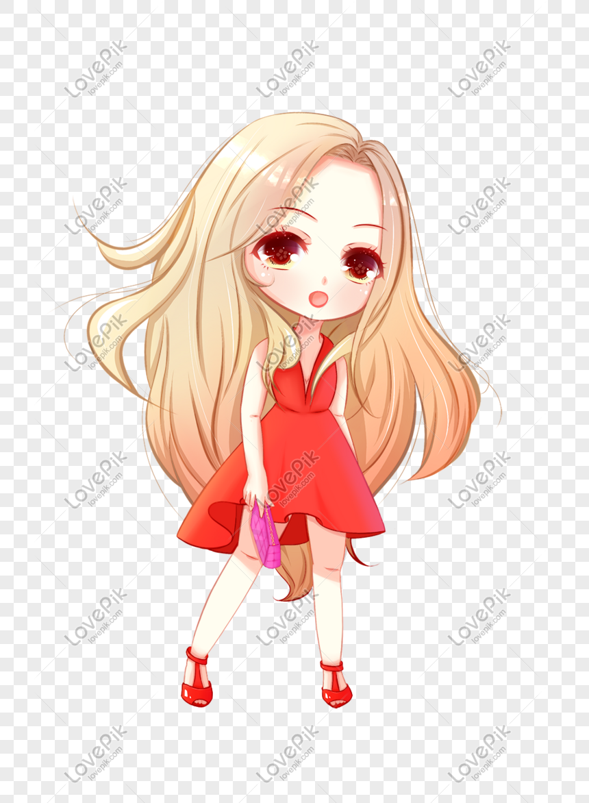 Cute Cartoon Girl Illustration PNG Picture And Clipart Image For Free  Download - Lovepik | 610924985
