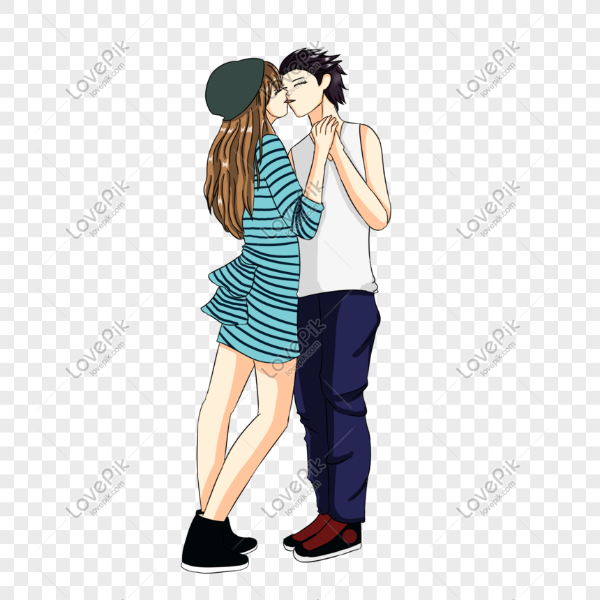 手を繋いでいる漫画カップルの漫画のキャラクターカップルロマンチックなカップルイメージ グラフィックス Id Prf画像フォーマットpsd Jp Lovepik Com