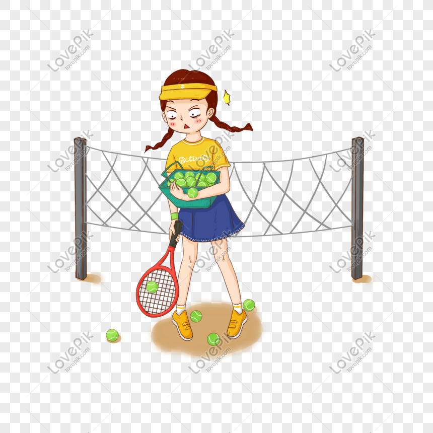 American Open Tennis Players Illustration, USA, Tennis, Open PNG ...