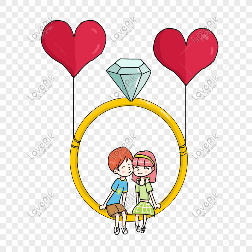 Marriage Ring,cartoon,sticker Free PNG And Clipart Image For Free Download  - Lovepik | 380602759