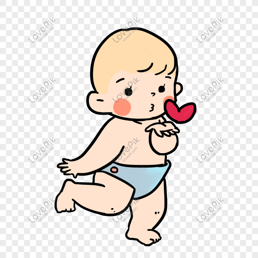 Baby Baby Giving Love Cartoon Hand Drawn Illustration PNG Image Free  Download And Clipart Image For Free Download - Lovepik | 610961471