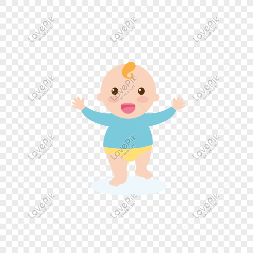 Mother and baby infant baby walking illustration, cartoon vector illustration, mother, baby infant baby png picture