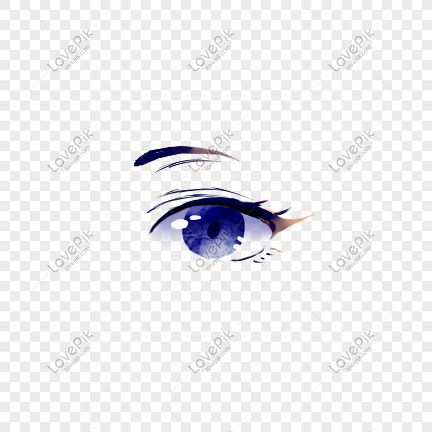 Hand Drawn Character Eye Illustration PNG Image Free Download And ...
