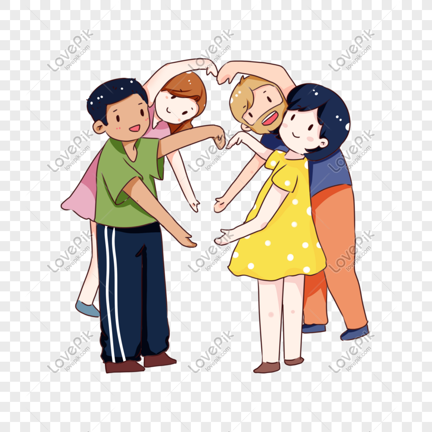 Hand Drawn Cartoon International Friendship Day PNG Image Free Download And  Clipart Image For Free Download - Lovepik | 610958711