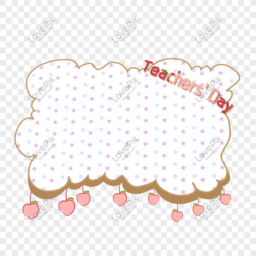 Creative Teachers Day Border Element PNG Free Download And Clipart ...