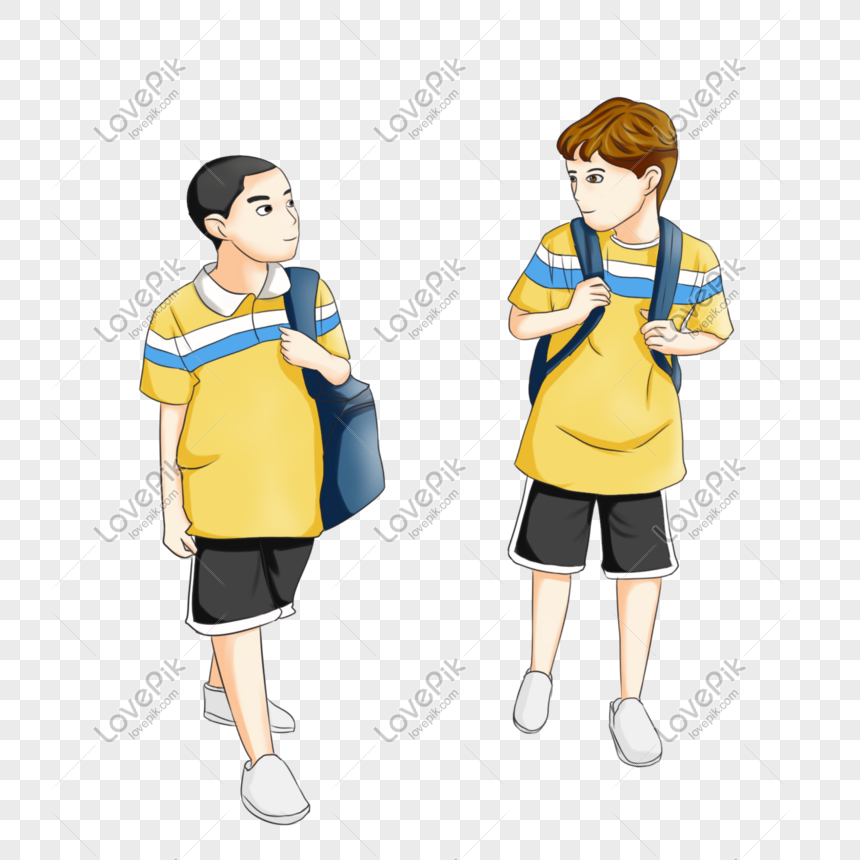 Primary School Cartoon Textbooks Go To School To Start School B PNG  Transparent And Clipart Image For Free Download - Lovepik | 611012876