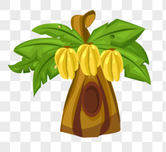Cartoon Banana Tree Images, HD Pictures For Free Vectors & PSD Download -  