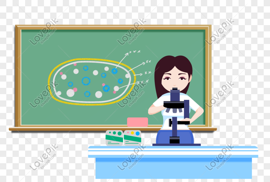 Cartoon Biology Teacher Attending Class PNG Hd Transparent Image And  Clipart Image For Free Download - Lovepik | 611016524