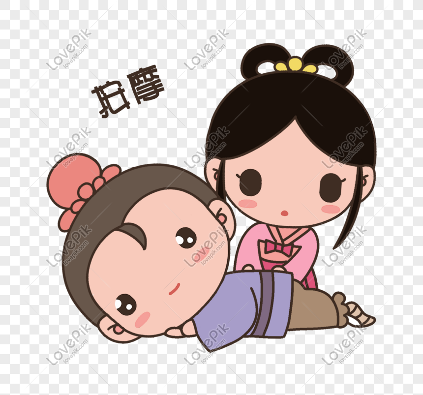 Hình ảnh Tanabata Cặp đôi Hoạt Hình Nhân Vật Gói Massage PNG Miễn ...