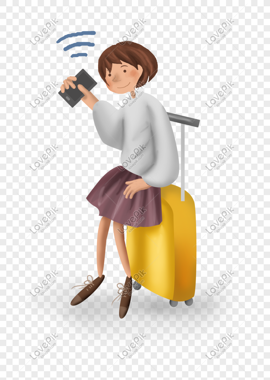 Calling girl on the world tour sunrise tour, Vacation, vacation, summer png transparent background