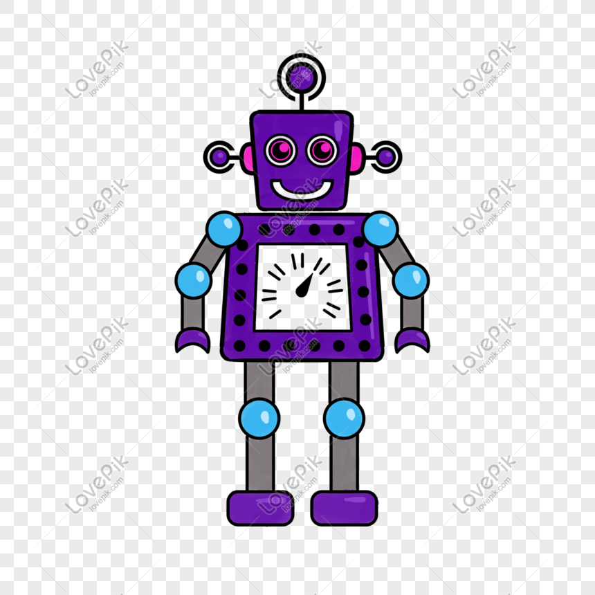 Cute Robot Cartoon Illustration PNG Hd Transparent Image And Clipart Image  For Free Download - Lovepik | 611115064