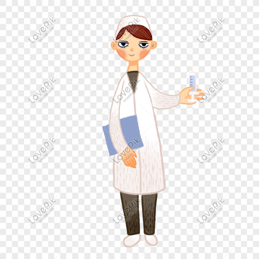 hand drawn vector cartoon medical injection vaccine female nurse png image picture free download 611114747 lovepik com lovepik