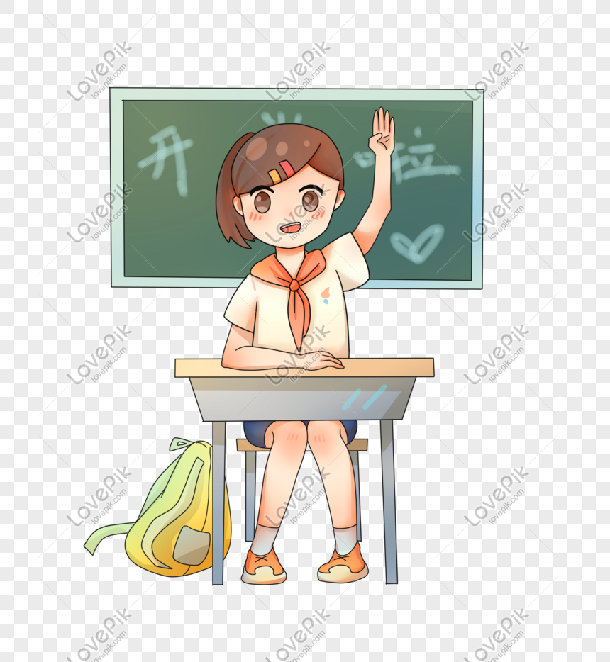 School Theme Theme Student Cartoon Character PNG Picture And Clipart Image  For Free Download - Lovepik | 611114885