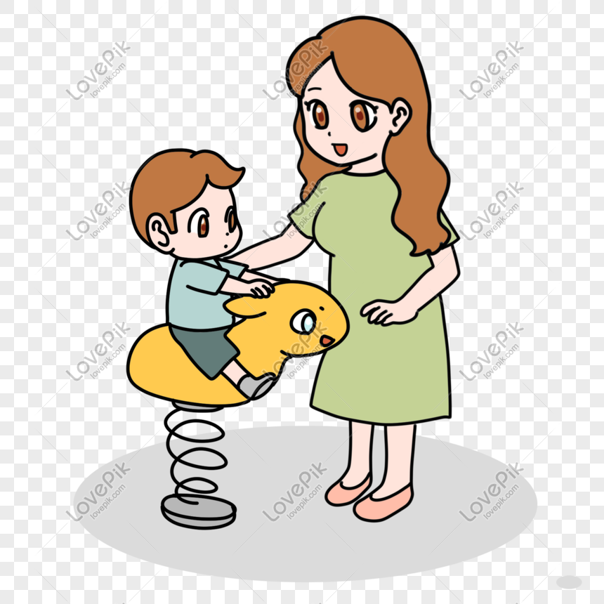 Bebe Mama Ilustracion Jugando Con Ninos Imagenes De Graficos Png Gratis Lovepik