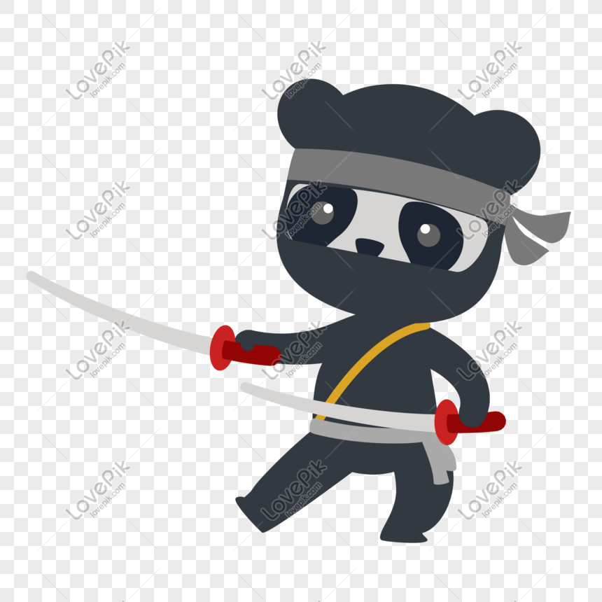 Hand Drawn Kung Fu Ninja Panda Sword Illustration PNG Transparent Image And  Clipart Image For Free Download - Lovepik | 611153517