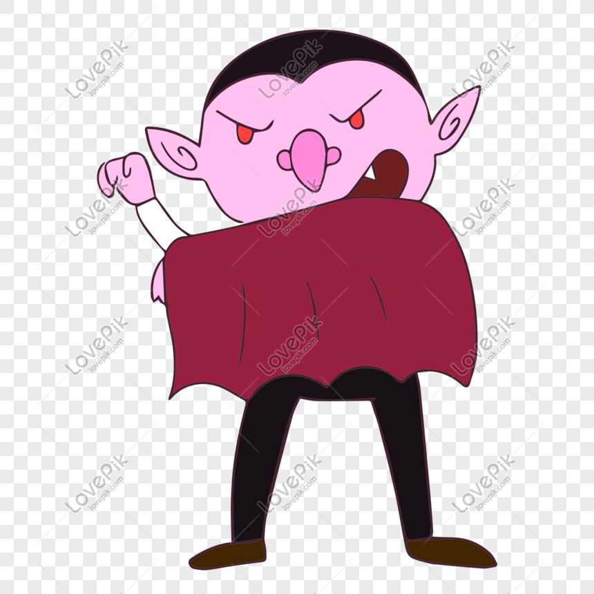 Dibujos Animados Dibujados A Mano Vampiro Personaje Halloween PNG Imágenes  Gratis - Lovepik