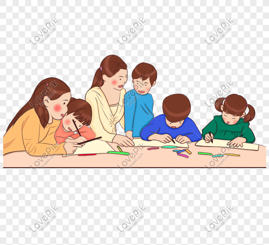 Teachers Day Teacher Counseling Student Classroom Cartoon Chara PNG Image  And Clipart Image For Free Download - Lovepik | 611174828