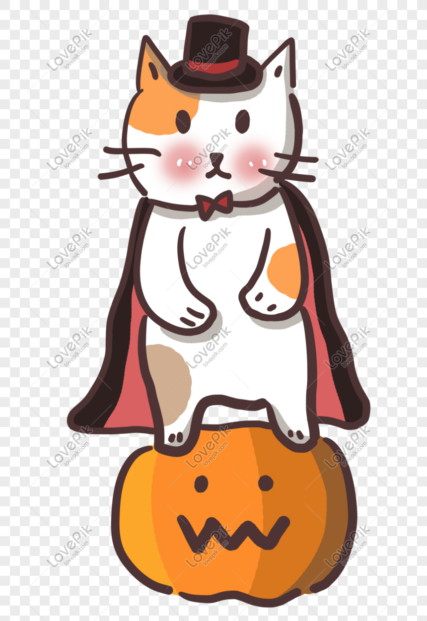 Hình ảnh Váy Halloween Với Chú Mèo Dễ Thương PNG Miễn Phí Tải Về ...