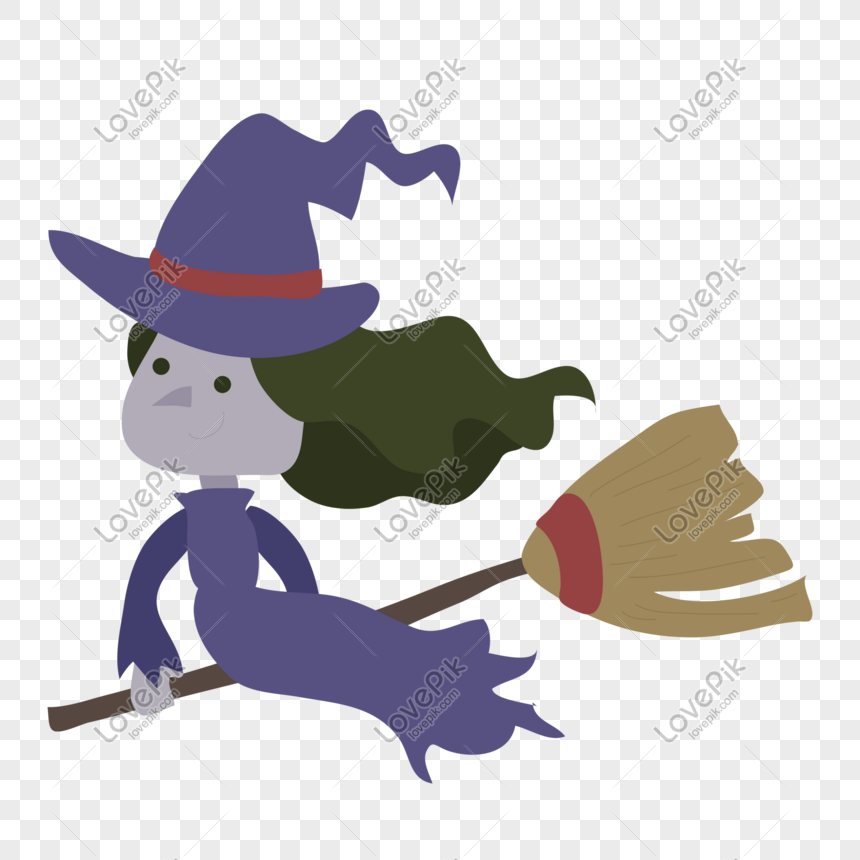 Cartoon Minimalistic Halloween Flying Witch Illustration PNG Picture And  Clipart Image For Free Download - Lovepik | 611186365