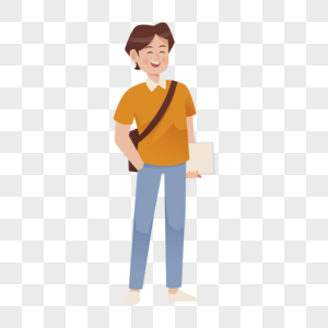 Cartoon College Student PNG Images With Transparent Background | Free  Download On Lovepik