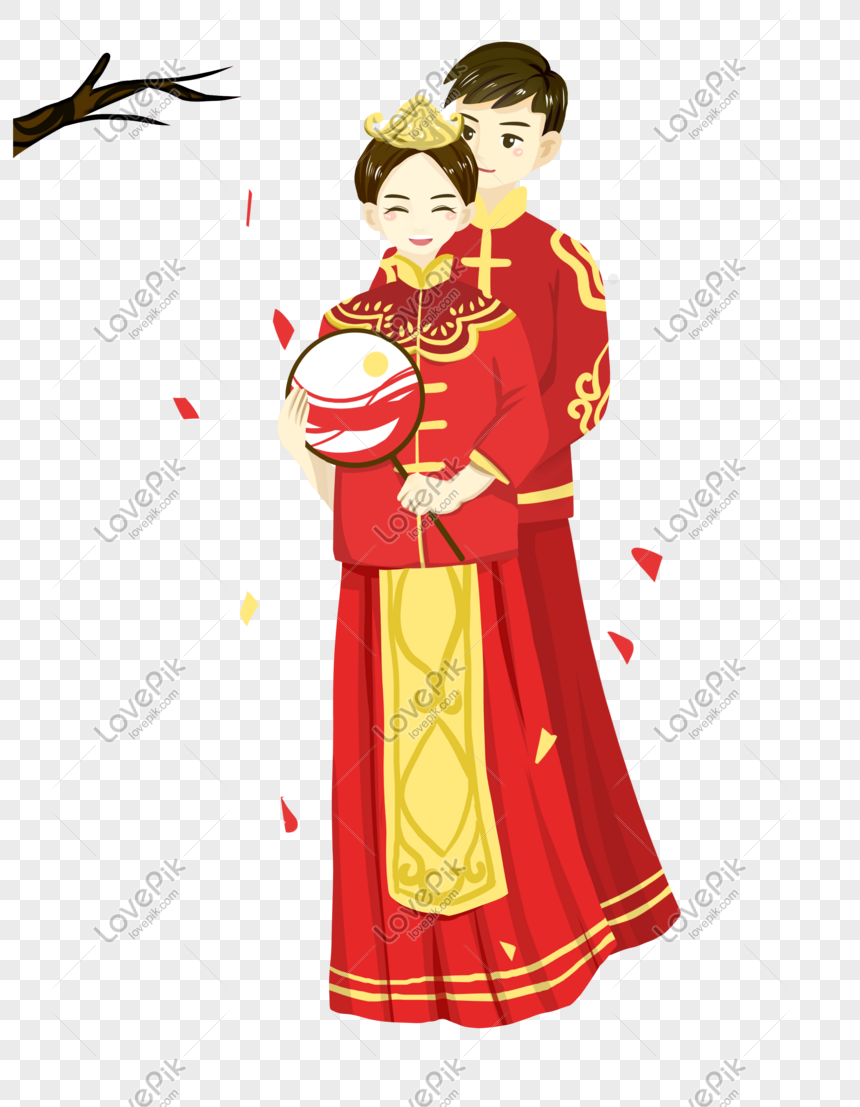 Classical Wedding Cartoon Character Illustration PNG Free Download And  Clipart Image For Free Download - Lovepik | 611205493