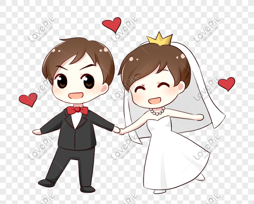 Western-style double wedding series happy wedding PNG transparen, wedding, double, western png transparent background