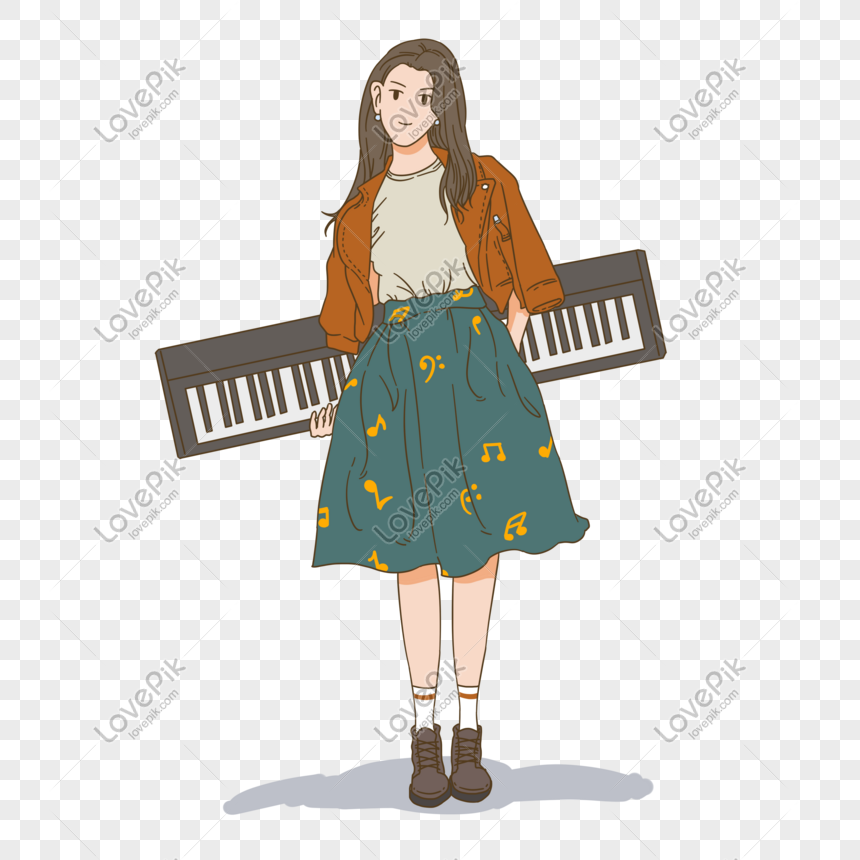 Teacher Theme Music Teacher Cartoon Character PNG Image And Clipart Image  For Free Download - Lovepik | 611208978