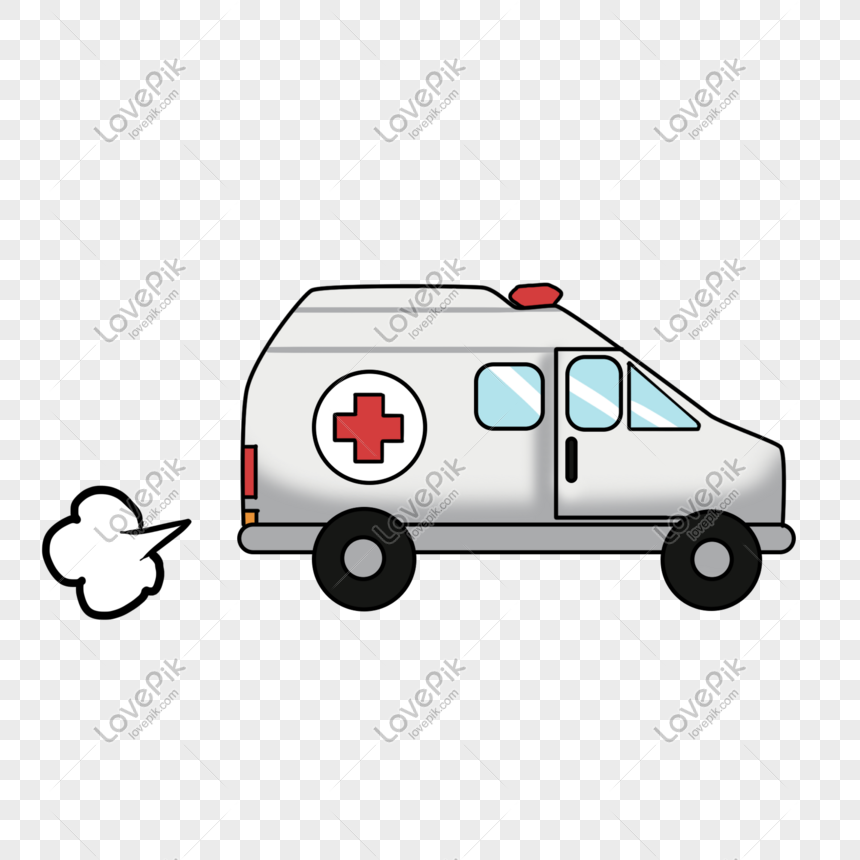 手描き病院救急車のイラストイメージ グラフィックス Id Prf画像フォーマットpsd Jp Lovepik Com