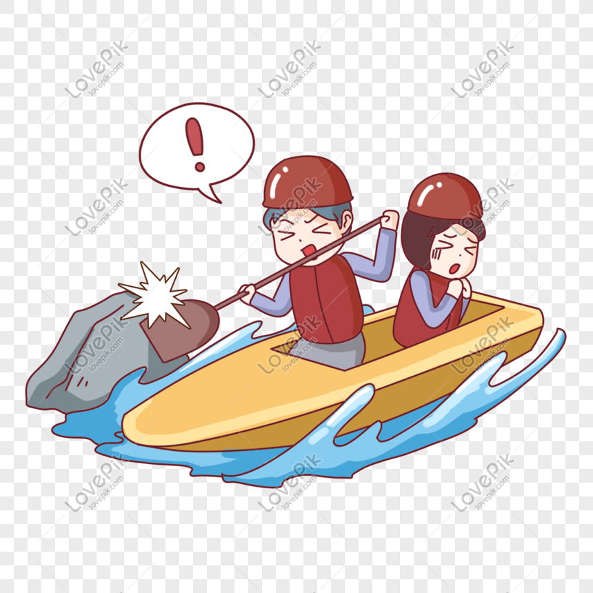 Cartoon Full Name Sports Illustration Playing Kayaking PNG Transparent  Background And Clipart Image For Free Download - Lovepik | 611208090