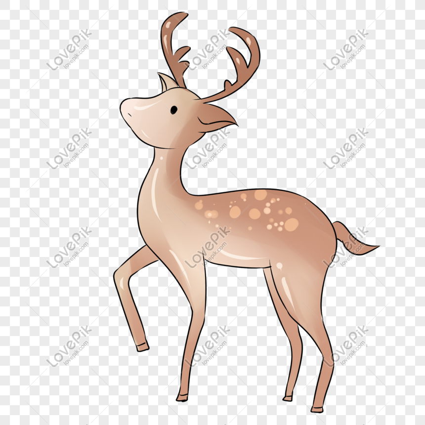 Cartoon Deer PNG Images With Transparent Background | Free Download On  Lovepik
