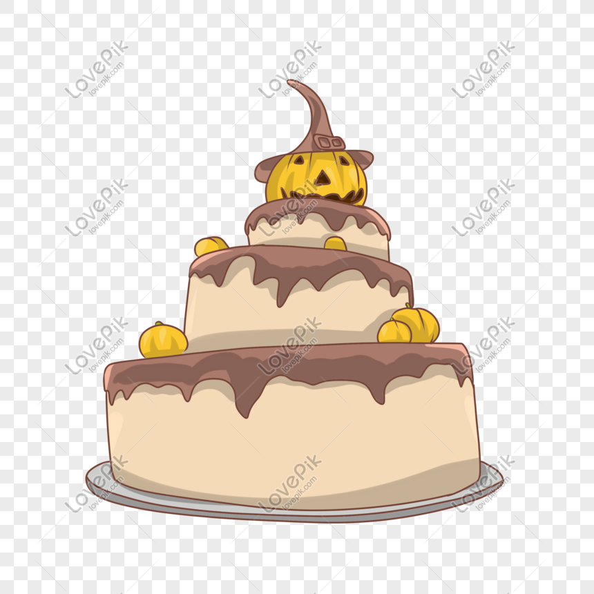 Celebrate Halloween Pumpkin Light Cake Illustrator Png Image Picture Free Download Lovepik Com