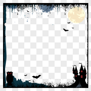 23+ Transparent Background Halloween Border Png Background