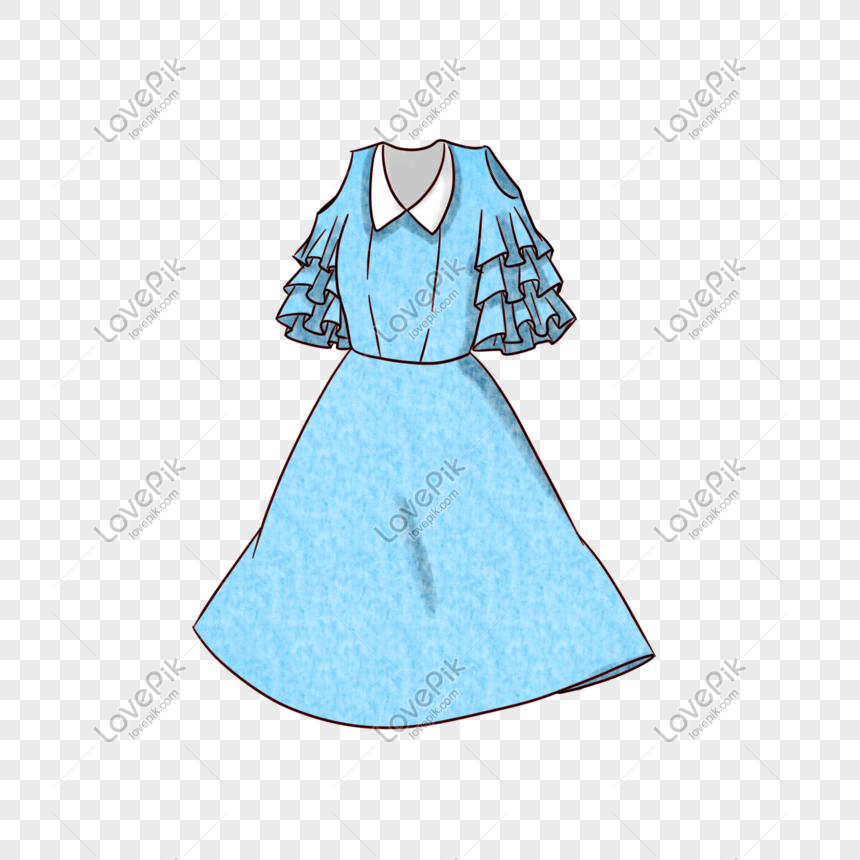 Ladies Spring And Autumn Clothing Hand Drawn Illustration PNG ...