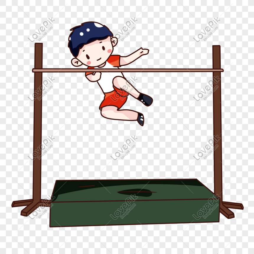 Hand Drawn Cartoon Ball Season Sports High Jump Free PNG And Clipart Image  For Free Download - Lovepik | 611223159