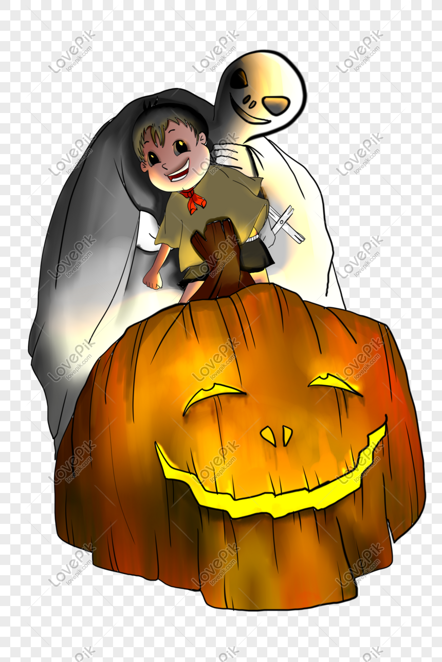 Ilustración De Dibujos Animados De Disfraces De Halloween PNG Imágenes  Gratis - Lovepik