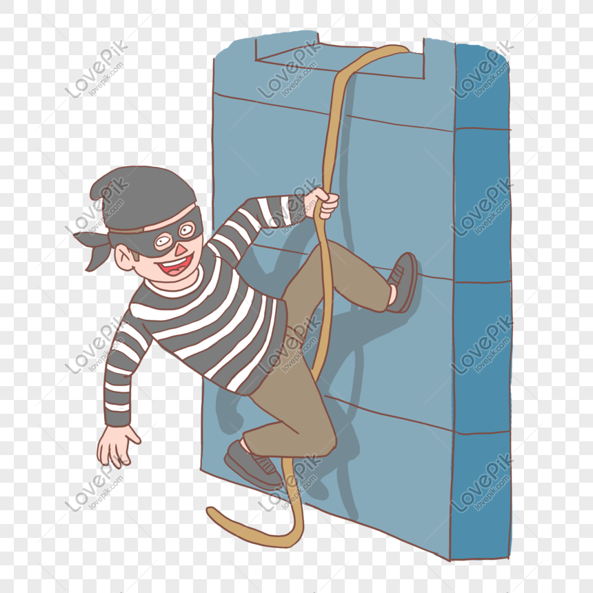Police Catch Thief Cartoon Hand Drawn Free PNG And Clipart Image For Free  Download - Lovepik | 611248589