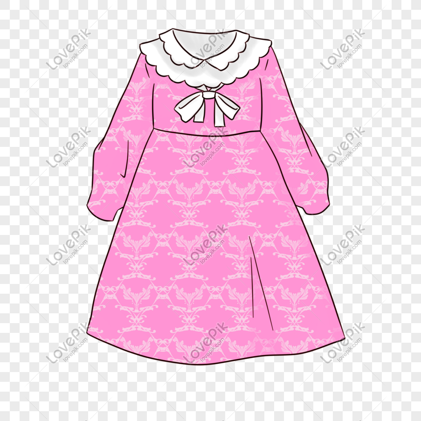 Một bộ váy công chúa màu hồng sẽ làm cho bất cứ cô gái nào cảm thấy dễ thương và duyên dáng. Cùng theo dõi hình ảnh vẽ tay này để thấy được sự kỹ lưỡng và tinh tế của những nét cọ.
