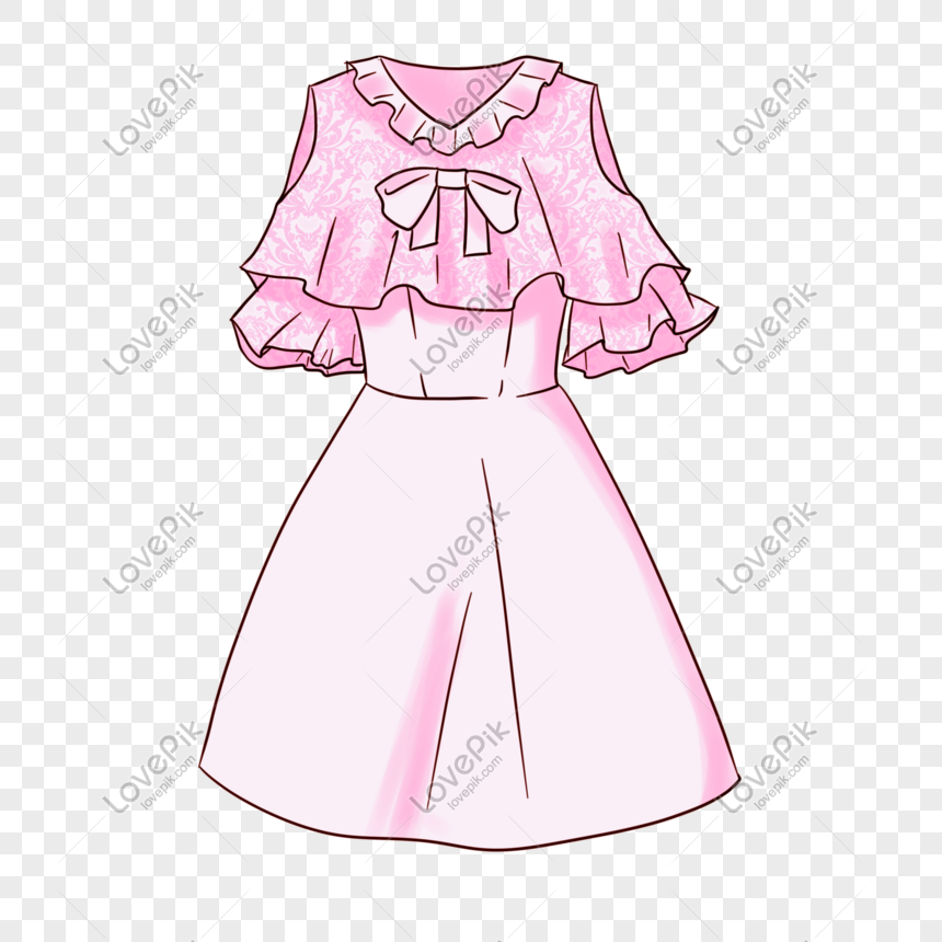 Princess Skirt Cute Hand Drawn Illustration PNG Transparent ...