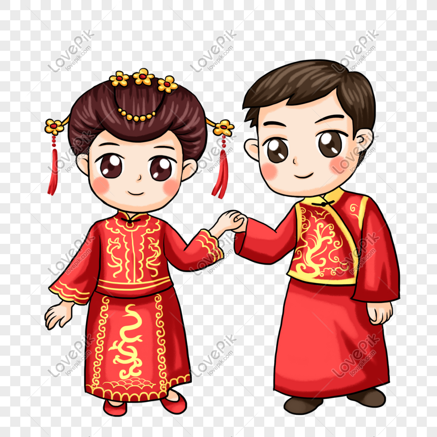 中国の伝統的な中国風の結婚式のイラストイメージ グラフィックス Id Prf画像フォーマットpsd Jp Lovepik Com