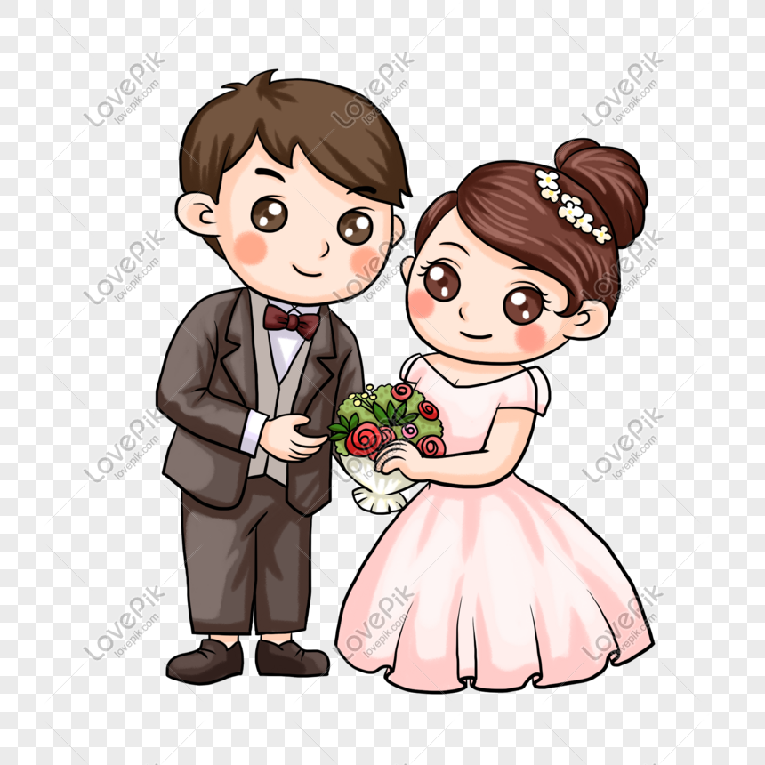 Gambar Animasi  Orang Nikah